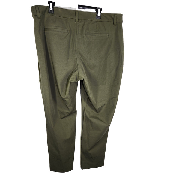 Old Navy Womens High Waisted Pixie Skinny Pants Size 20 Alpine Green 629563 - Picture 2 of 9